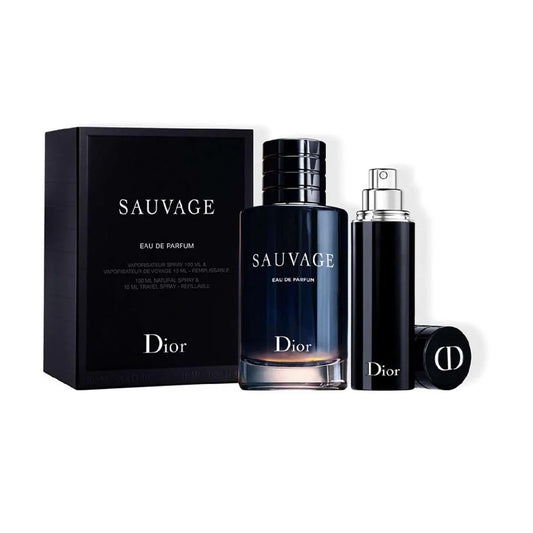 【獨家限量禮盒】Dior Sauvage 迪奧曠野之心男性淡香精經典香氛禮盒 (100ml+10ml隨身瓶)